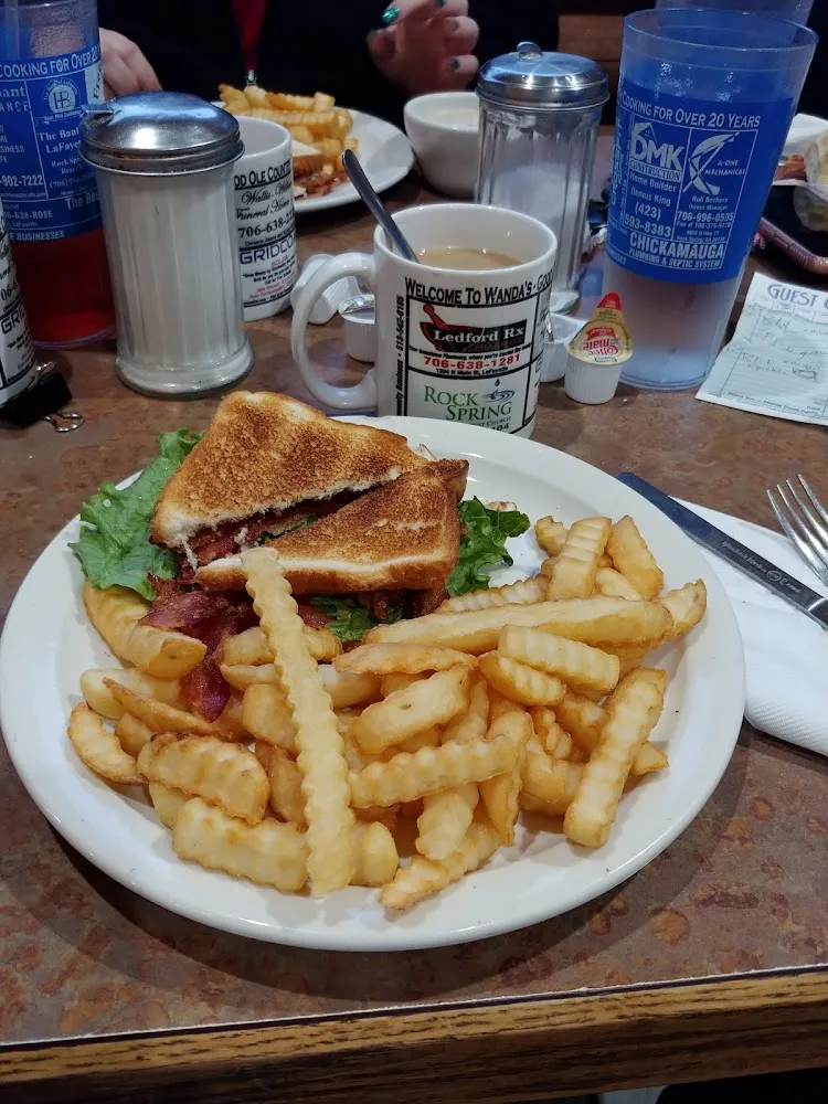 blt Sandwich with French Fries