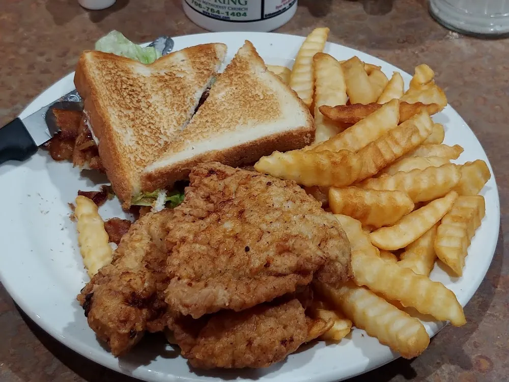 Fried Tenderloin with blt